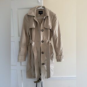 Express Beige Trench Coat